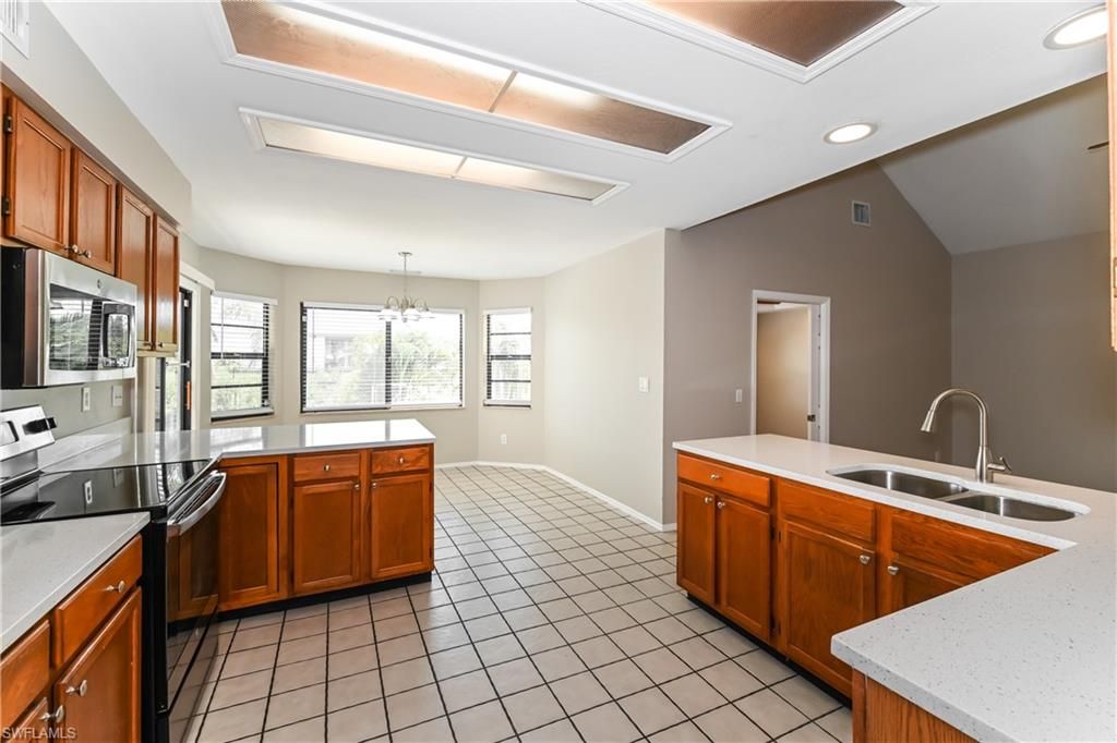 Chandelier, Interior, Kitchen, Recessed Lighting