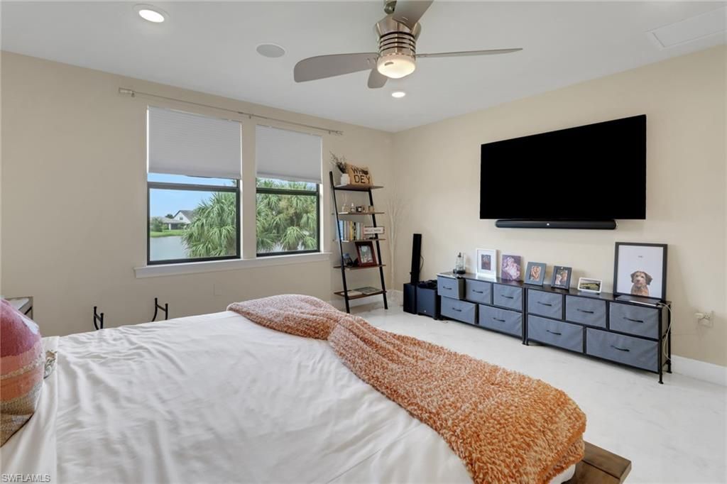 Bedroom, Interior, Recessed Lighting