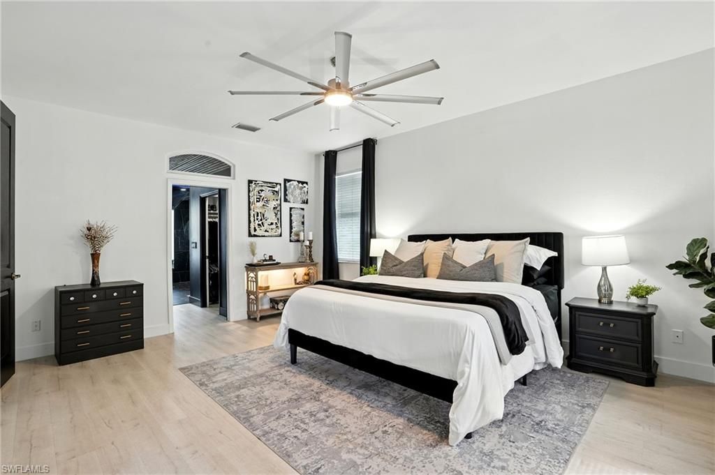 Bedroom, Interior, Wood Texture Flooring