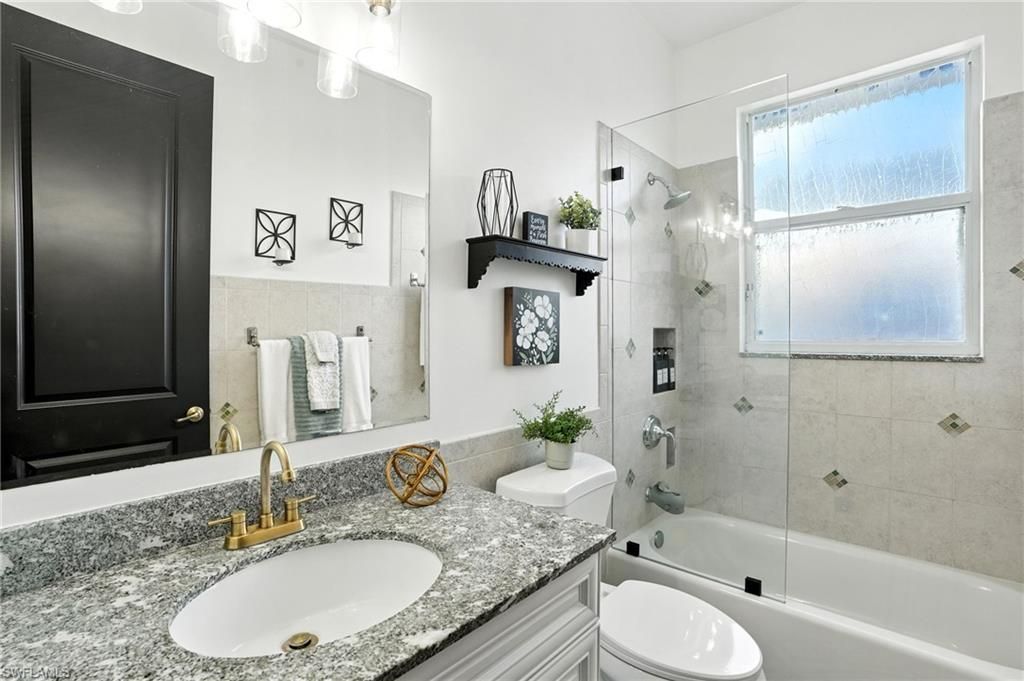 Bathroom, Dual Sink Vanities, Glass Shower, Interior