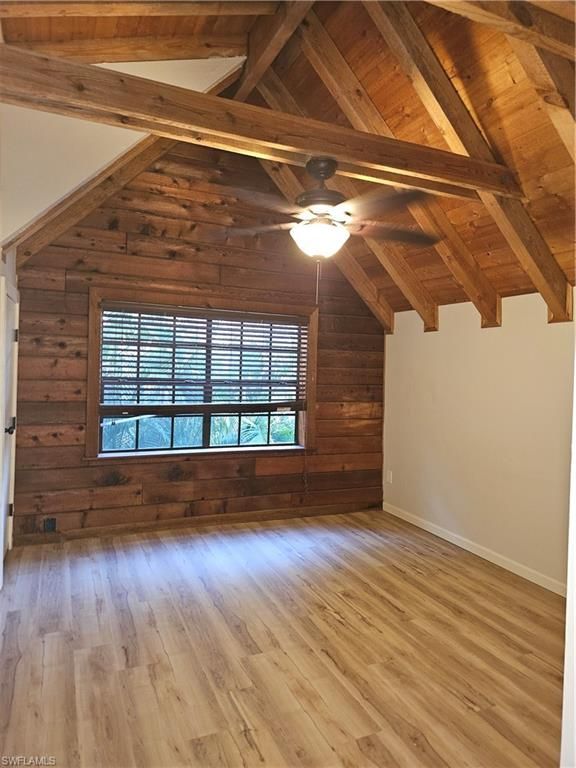 Empty room, Interior, Wooden Beams, Wooden Ceilings, Wood Texture Flooring, Wooden Walls