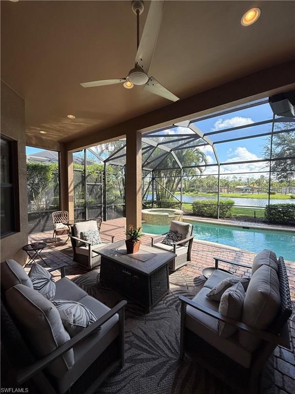 Glass Ceilings, Interior, Pool, Recessed Lighting, Sun Room