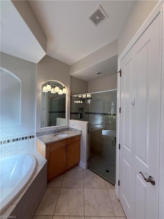 Bathroom, Dual Sink Vanities, Glass Shower, Interior