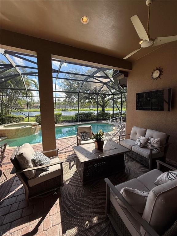 Glass Ceilings, Interior, Pool, Recessed Lighting, Sun Room