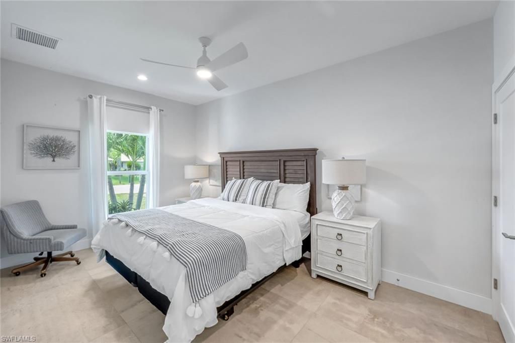 Bedroom, Interior, Recessed Lighting