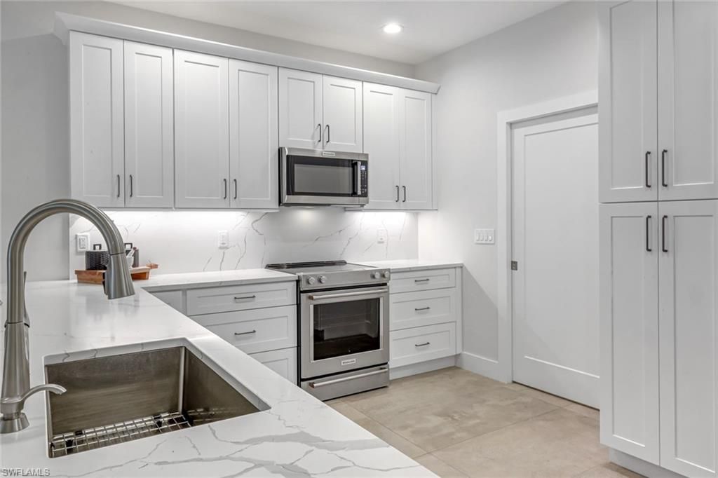 Interior, Kitchen, Recessed Lighting, Stainless Steel Appliances