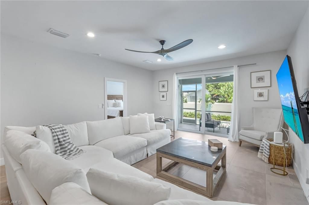 Interior, Living room, Recessed Lighting