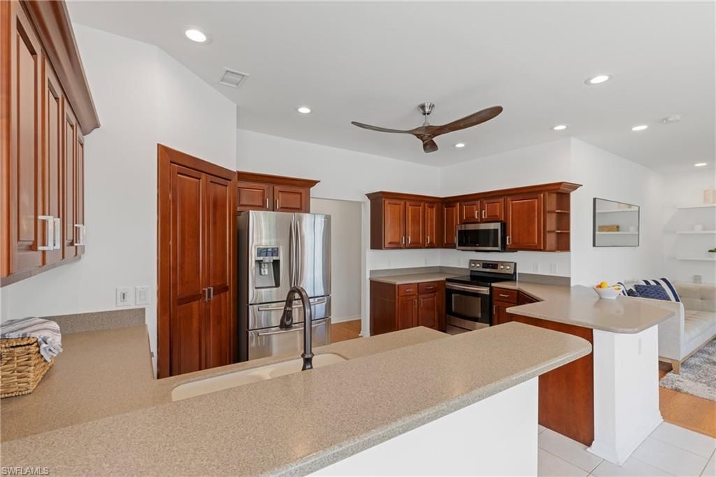 Interior, Kitchen, Recessed Lighting, Stainless Steel Appliances