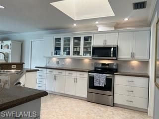 Interior, Kitchen, Recessed Lighting, Stainless Steel Appliances