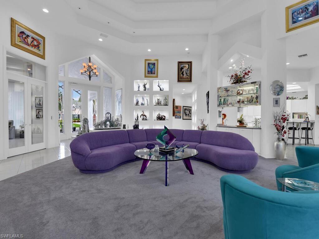 Interior, Living room, Recessed Lighting