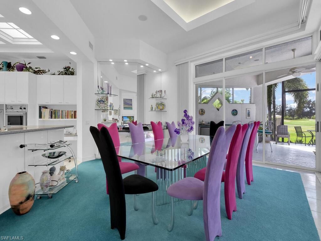 Dining room, Interior, Kitchen, Recessed Lighting
