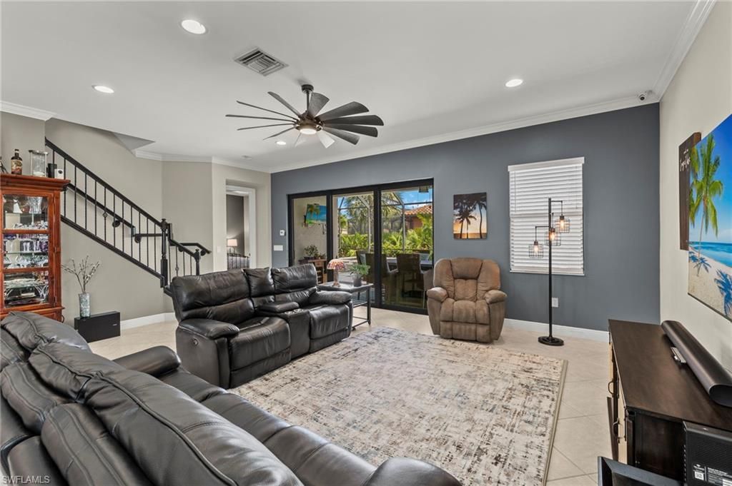Interior, Living room, Recessed Lighting