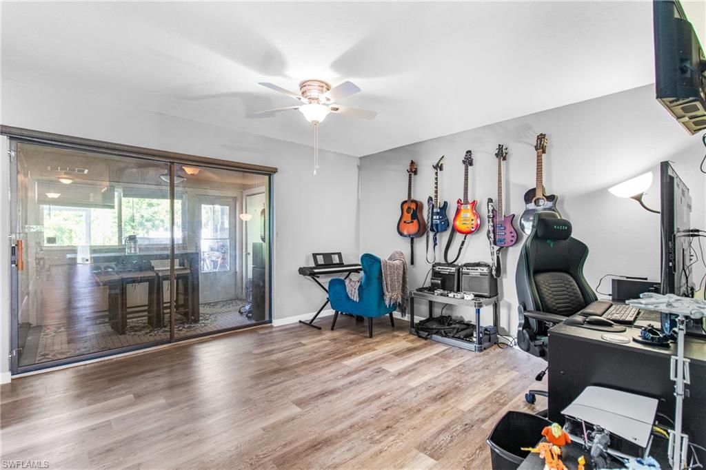 Home Office, Interior, Wood Texture Flooring