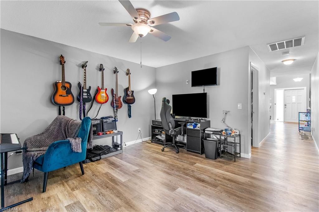 Home Office, Interior, Wood Texture Flooring