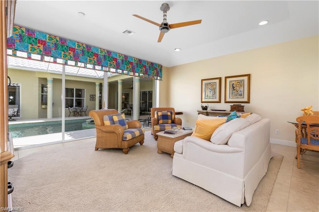 Interior, Living room, Recessed Lighting