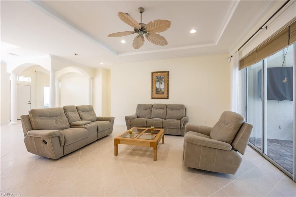 Interior, Living room, Recessed Lighting