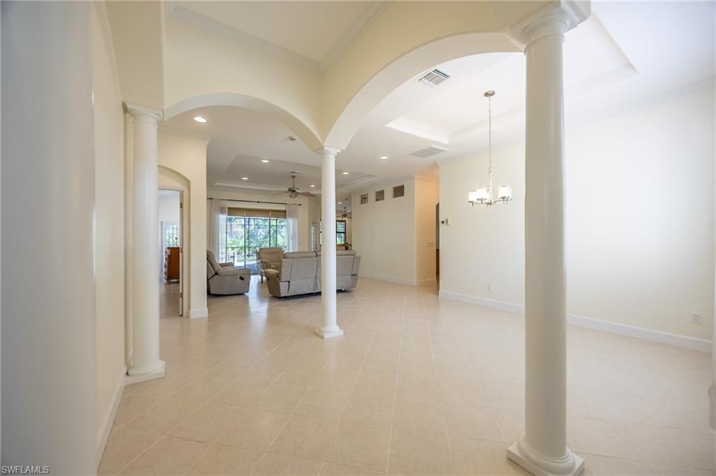 Chandelier, Interior, Recessed Lighting