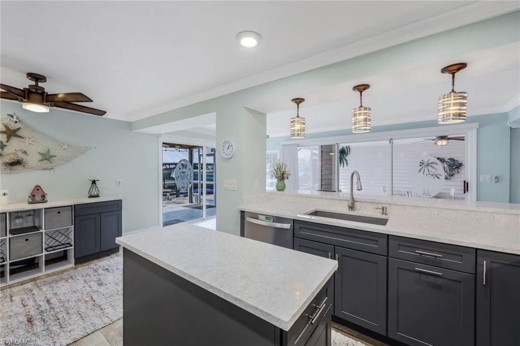 Interior, Kitchen, Pendant Lights, Recessed Lighting