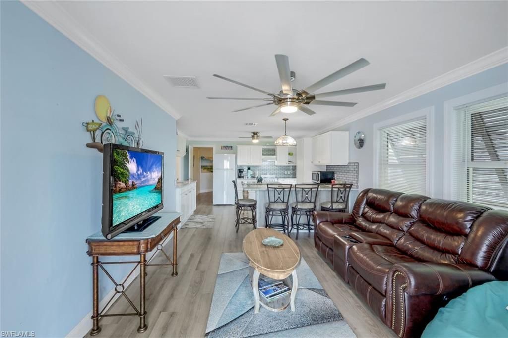 Interior, Kitchen, Living room, Wood Texture Flooring