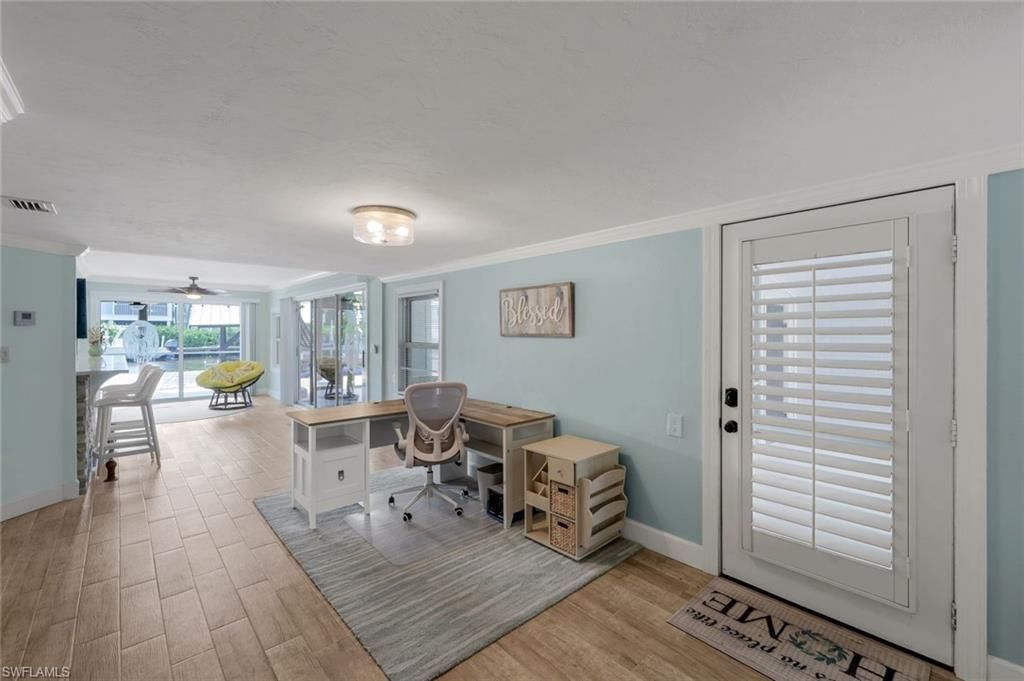 Home Office, Interior, Wood Texture Flooring