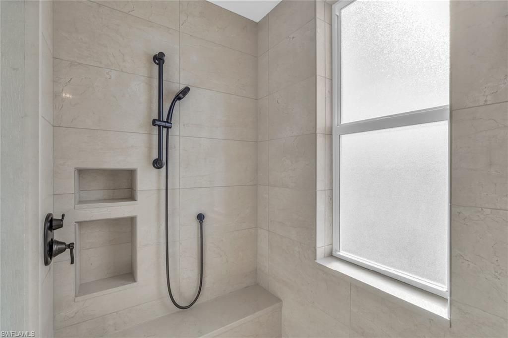 Bathroom, Glass Shower, Interior, Marble Walls