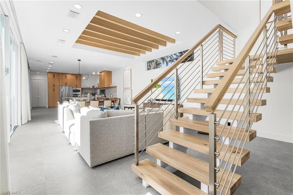 Interior, Kitchen, Living room, Pendant Lights, Recessed Lighting
