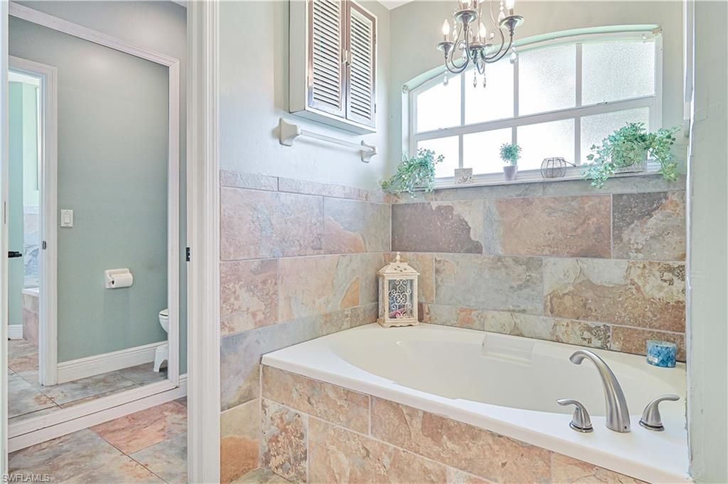 Bathroom, Chandelier, Interior