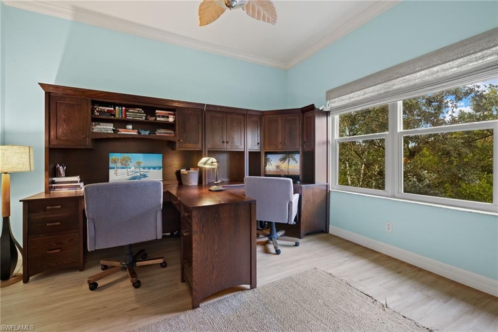 Home Office, Interior, Wood Texture Flooring