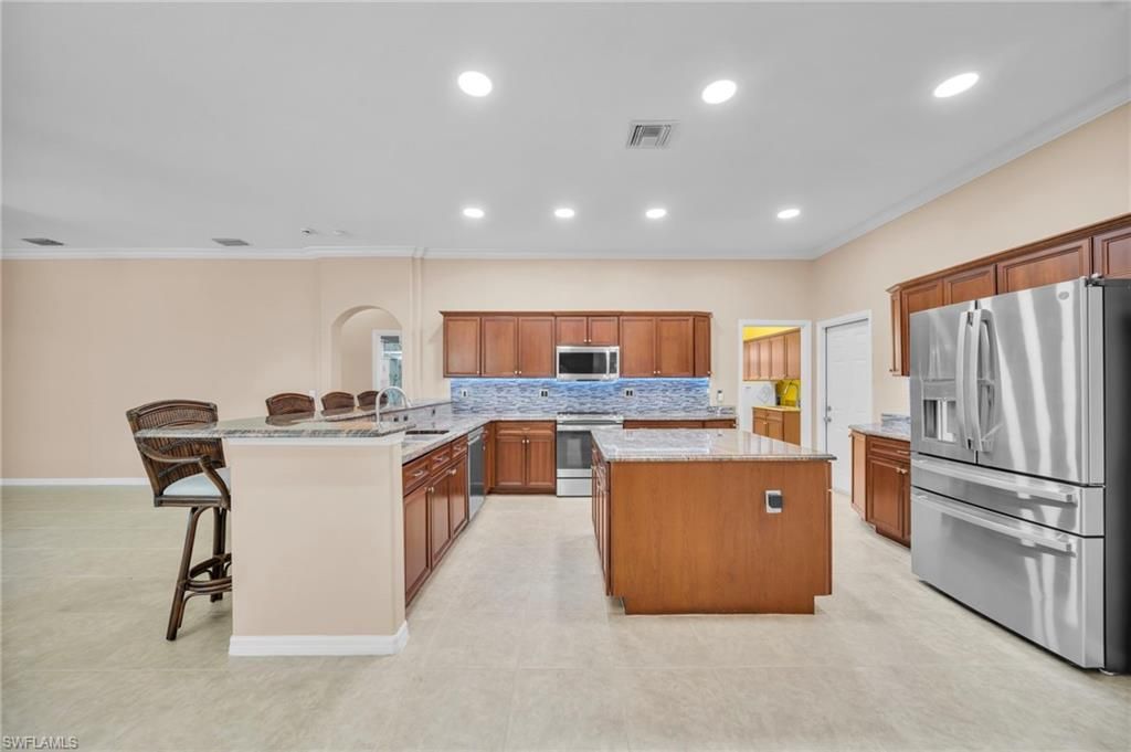 Interior, Kitchen, Recessed Lighting, Stainless Steel Appliances