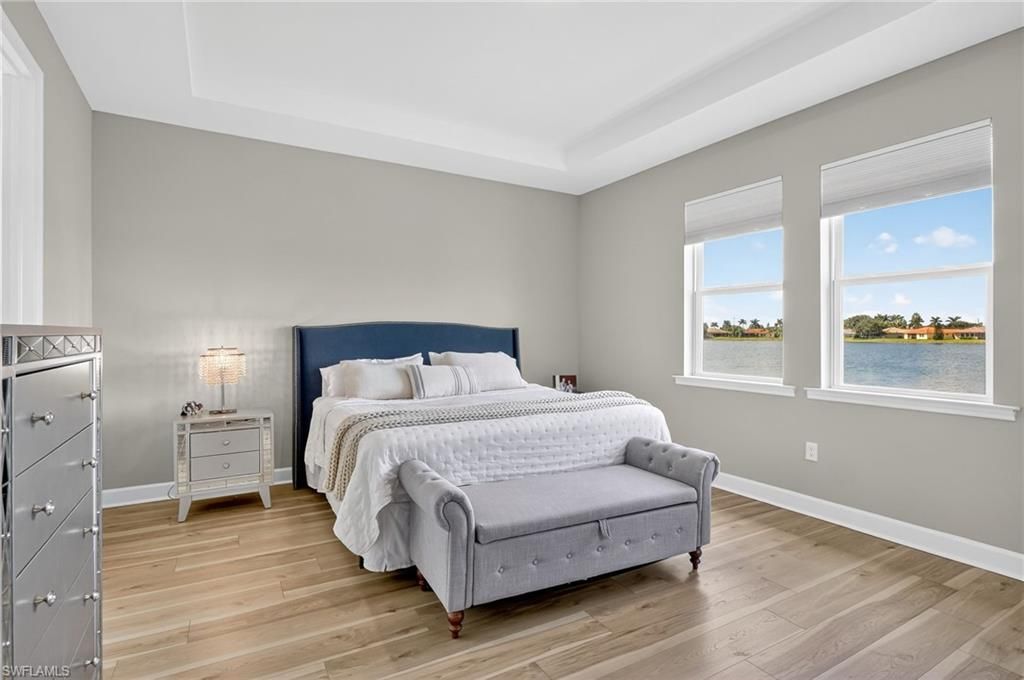 Bedroom, Interior, Water, Wood Texture Flooring