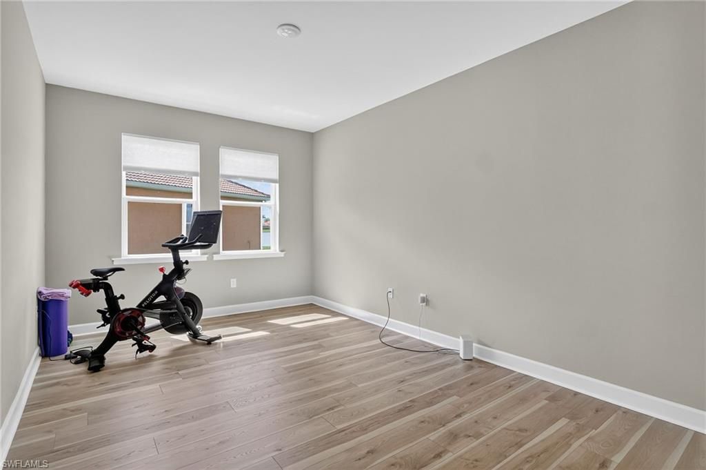 Fitness Equipment, Interior, Wood Texture Flooring