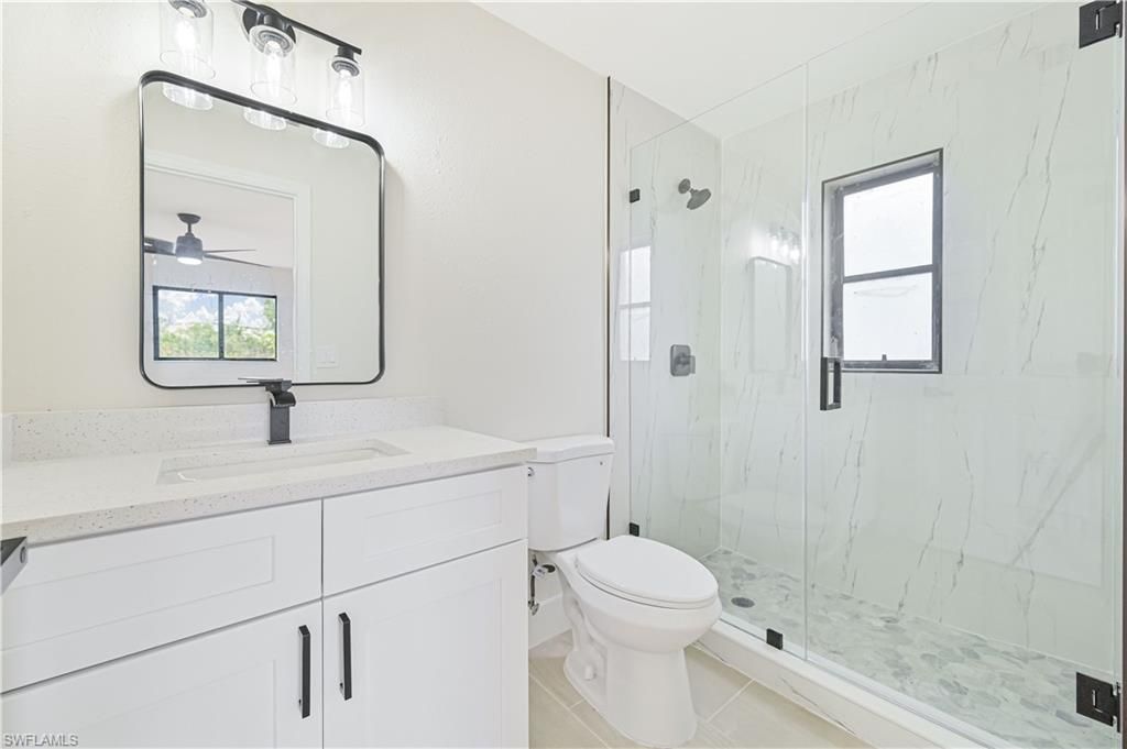 Bathroom, Glass Shower, Interior, Marble Walls