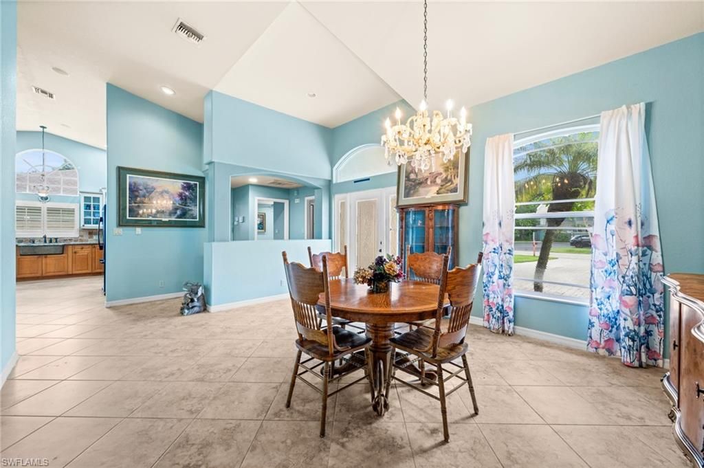 Chandelier, Dining room, Interior, Recessed Lighting