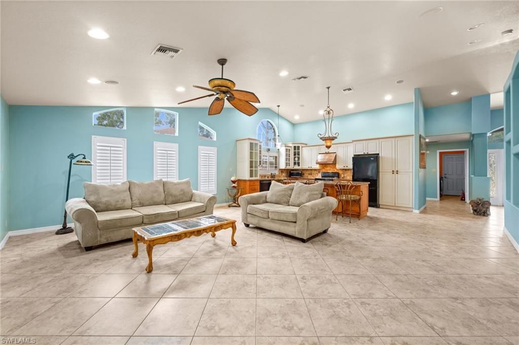 Interior, Kitchen, Living room, Pendant Lights, Recessed Lighting