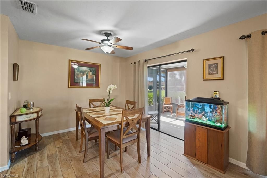 Dining room, Interior, Wood Texture Flooring