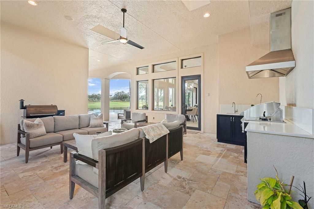 Interior, Living room, Recessed Lighting