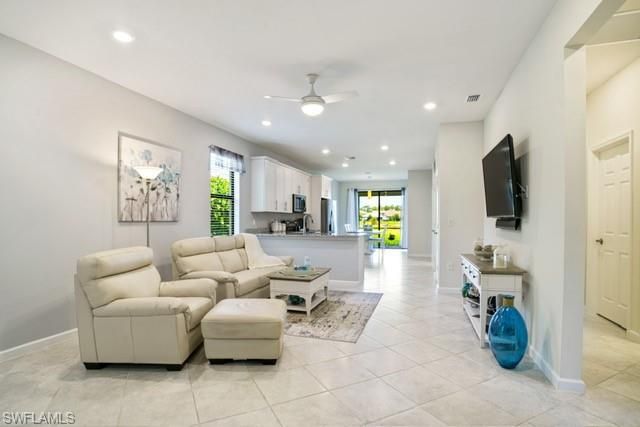 Interior, Kitchen, Living room, Recessed Lighting, Stainless Steel Appliances