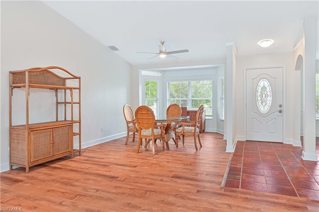 Dining room, Interior, Wood Texture Flooring