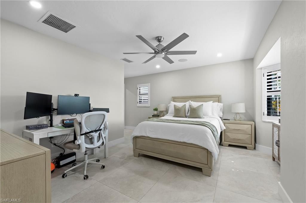 Bedroom, Home Office, Interior, Recessed Lighting