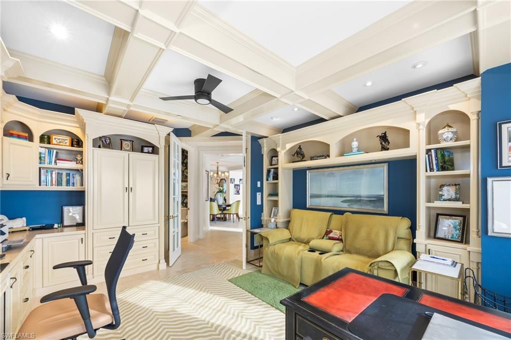 Chandelier, Home Office, Interior, Living room, Recessed Lighting