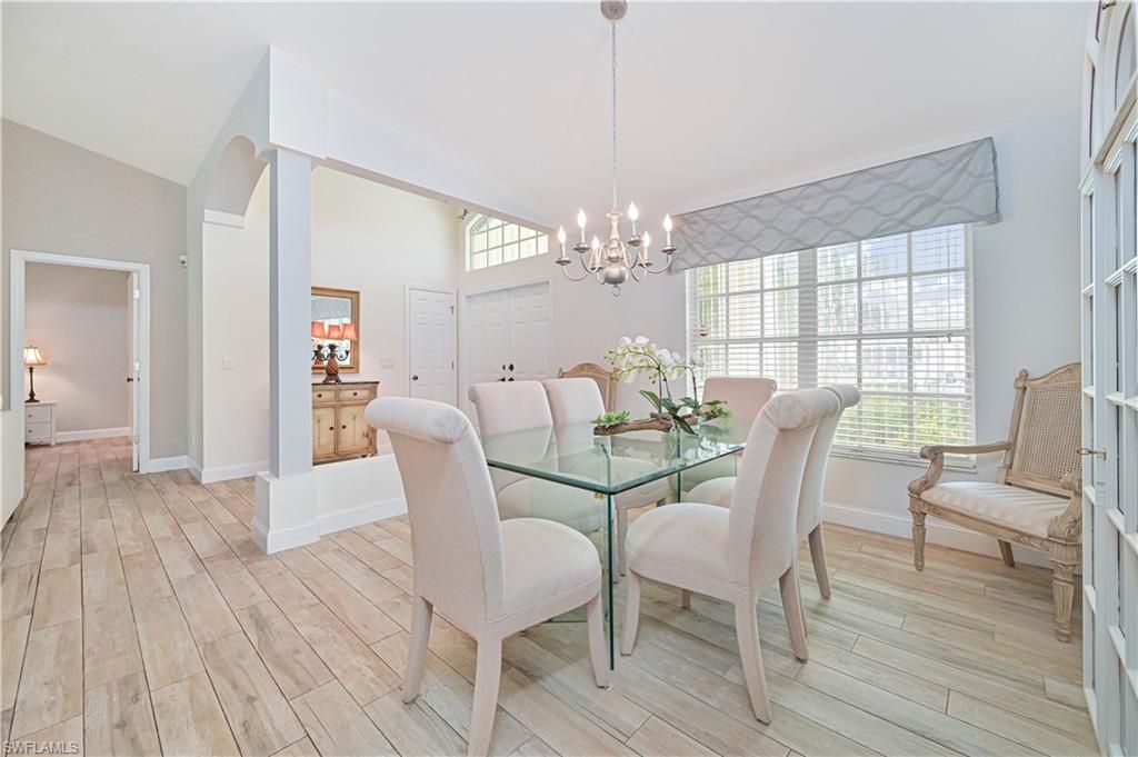 Chandelier, Dining room, Interior, Pendant Lights, Wood Texture Flooring
