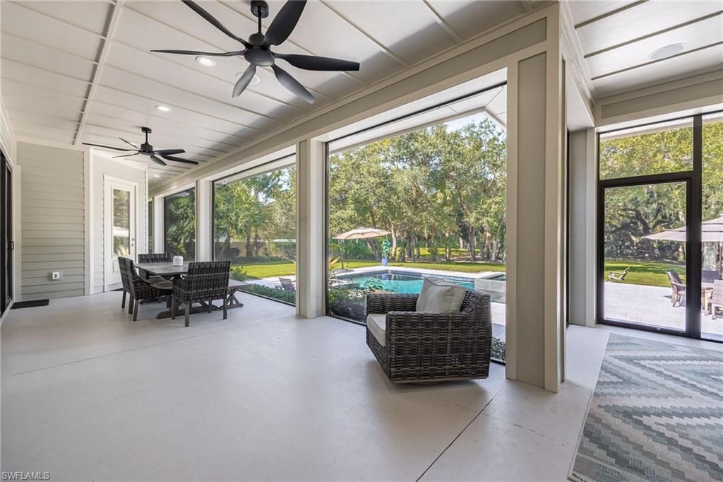 Dining room, Interior, Recessed Lighting, Sun Room