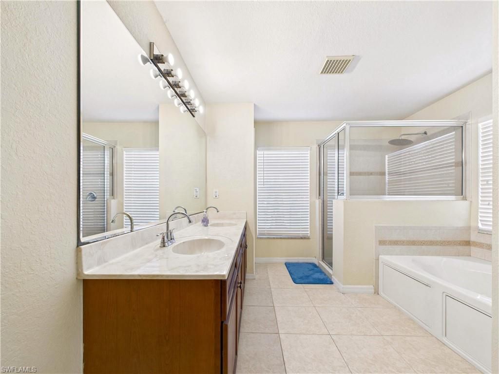 Bathroom, Dual Sink Vanities, Glass Shower, Interior