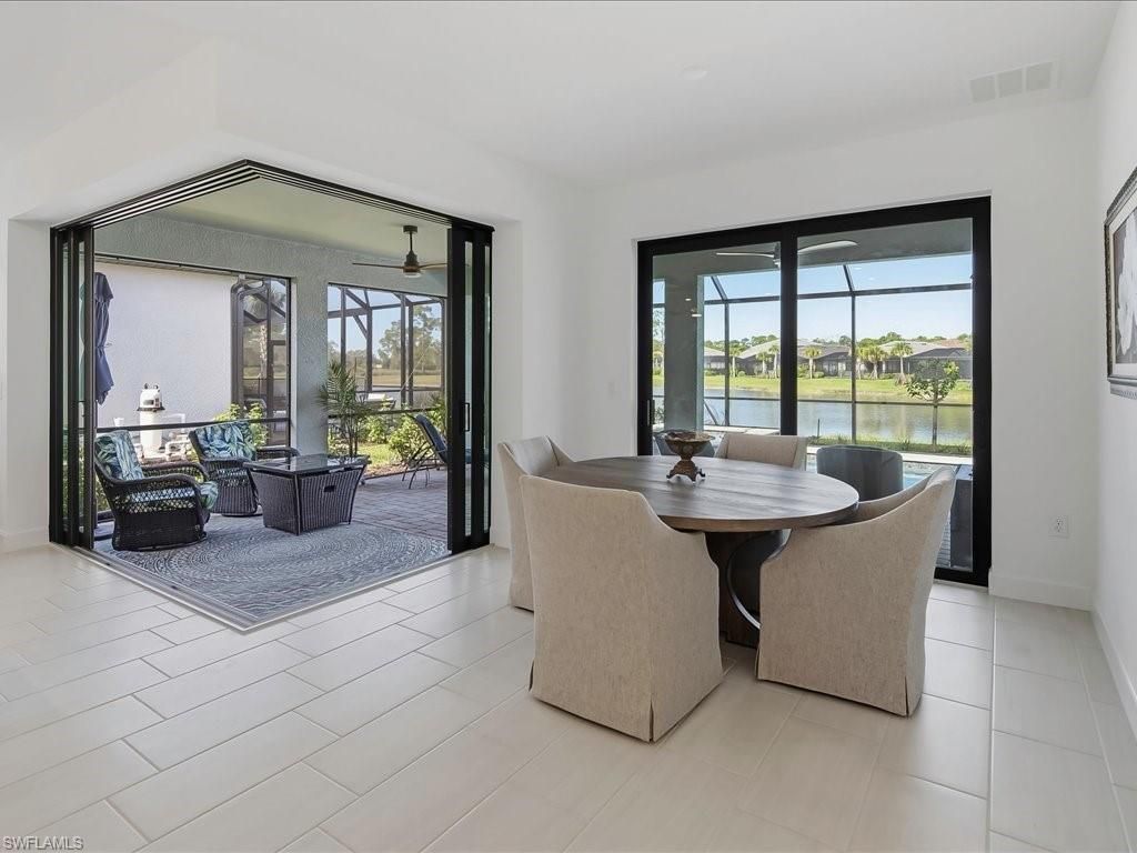 Dining room, Interior, Water