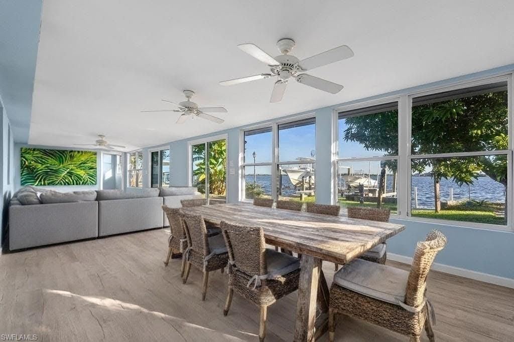 Dining room, Interior, Living room, Water, Wood Texture Flooring