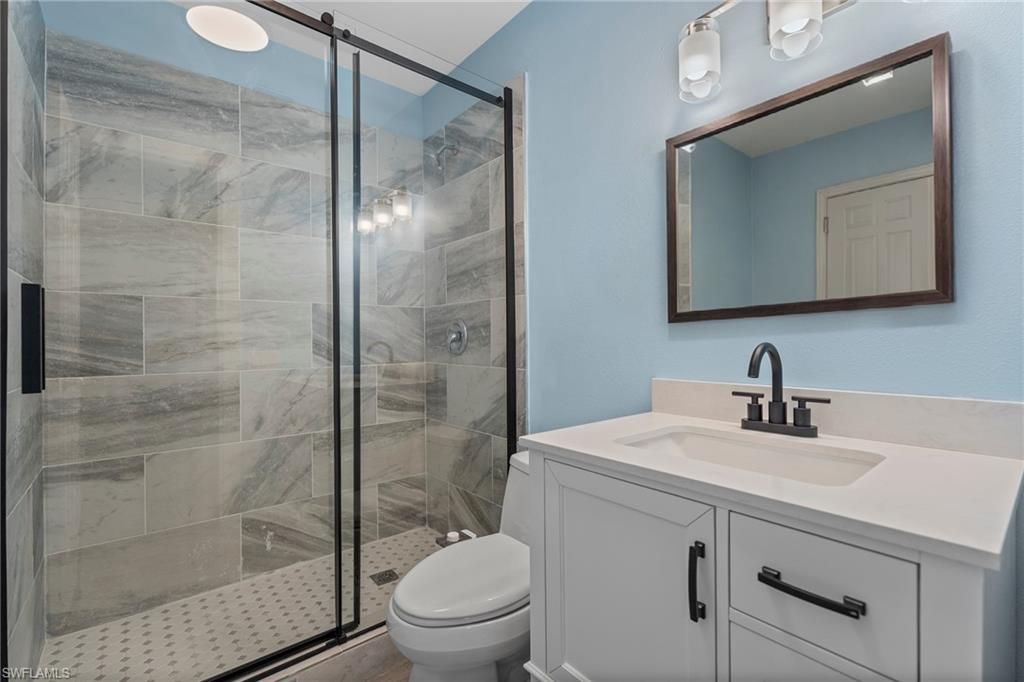 Bathroom, Glass Shower, Interior