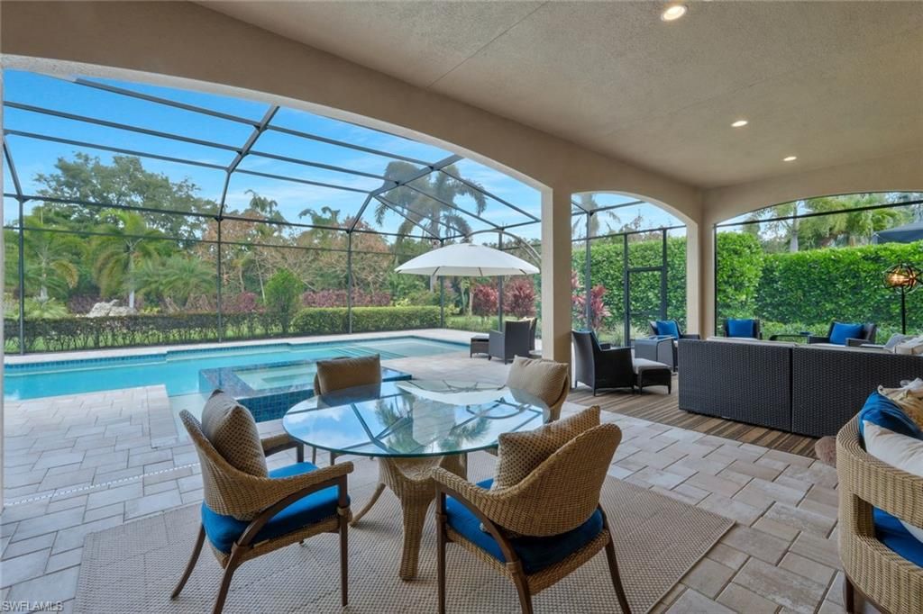 Dining room, Glass Ceilings, Interior, Pool, Recessed Lighting, Sun Room