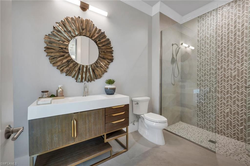 Bathroom, Glass Shower, Interior