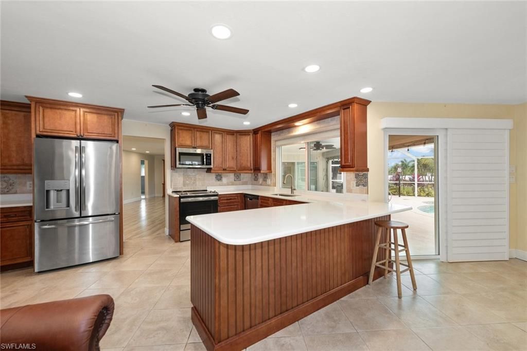 Interior, Kitchen, Recessed Lighting, Stainless Steel Appliances