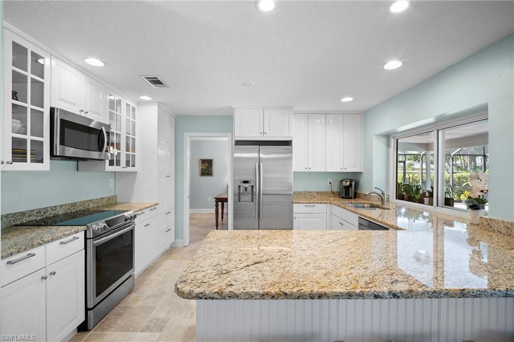 Interior, Kitchen, Recessed Lighting, Stainless Steel Appliances